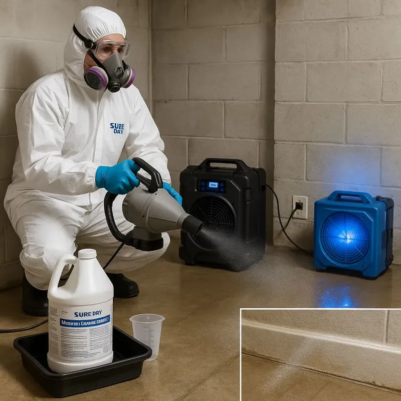 Sanitization and Odor Removal process in Sayville, NY
