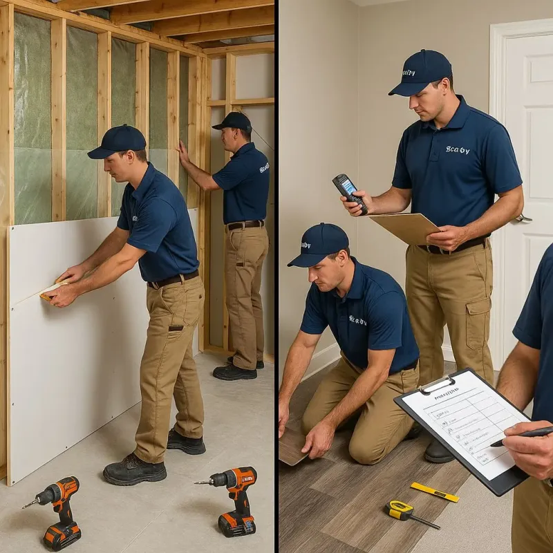 Repairs and Reconstruction process in Sayville, NY